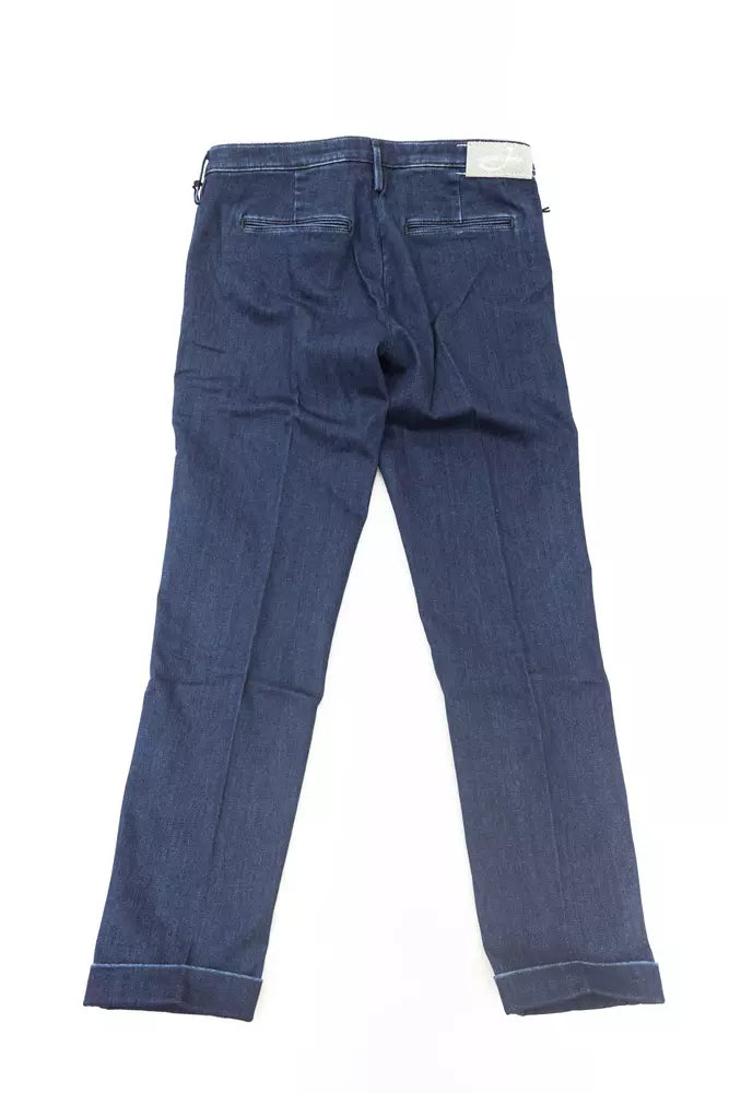 Jacob Cohen Blue Cotton Women Jeans.