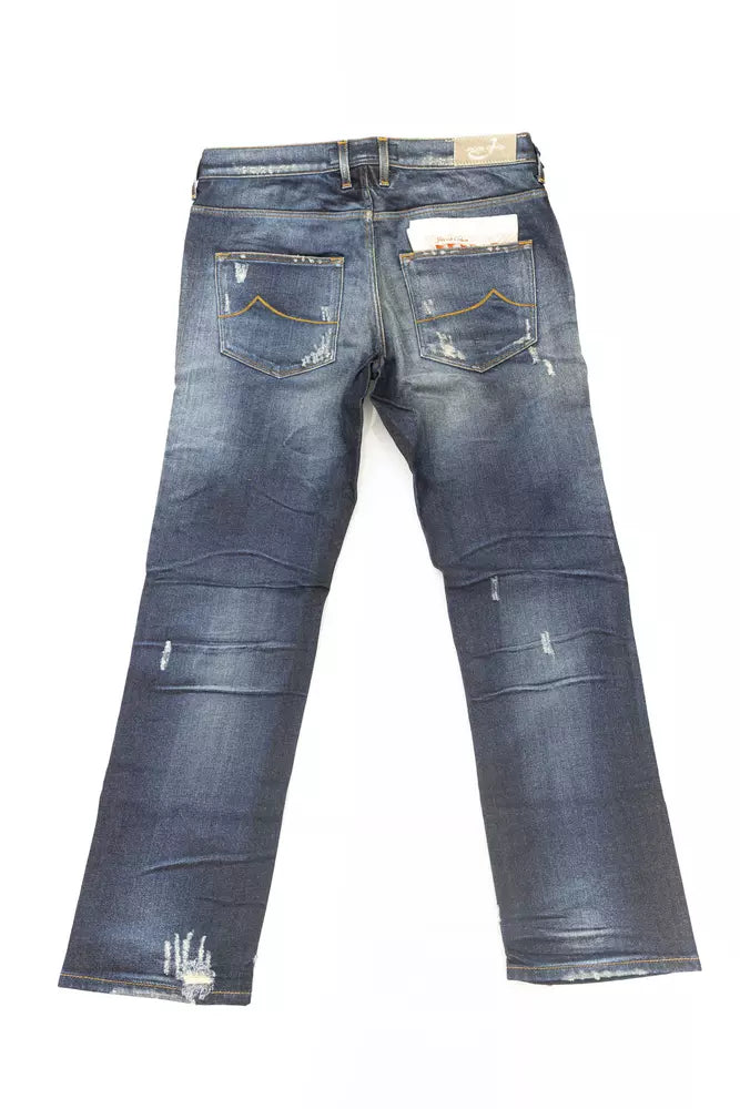 Jacob Cohen Blue Cotton Women Jeans.