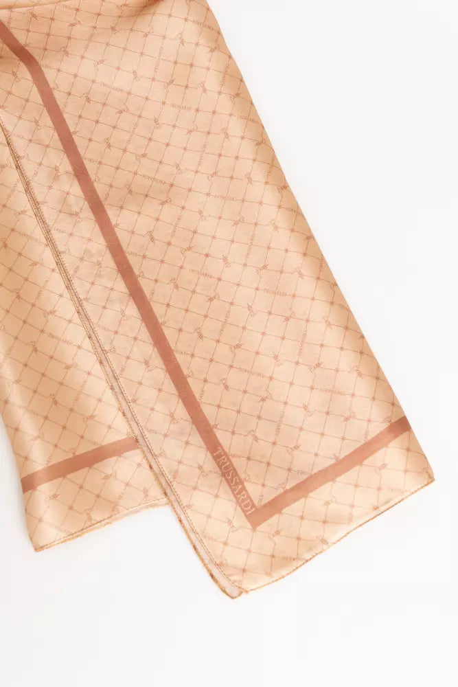 Trussardi Multicolor Silk Women Scarf.