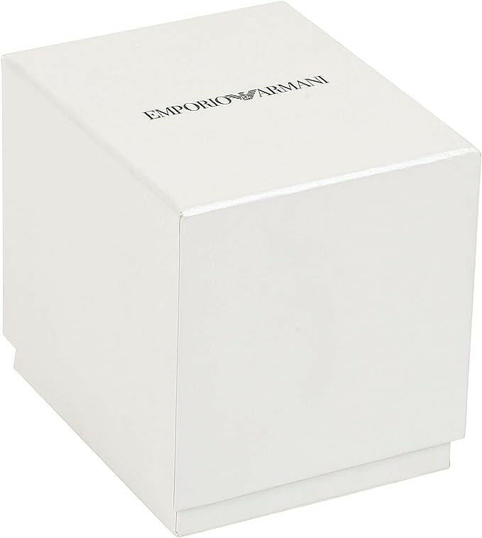 Emporio Armani Elegant Two-Tone Crystal Pave Watch.