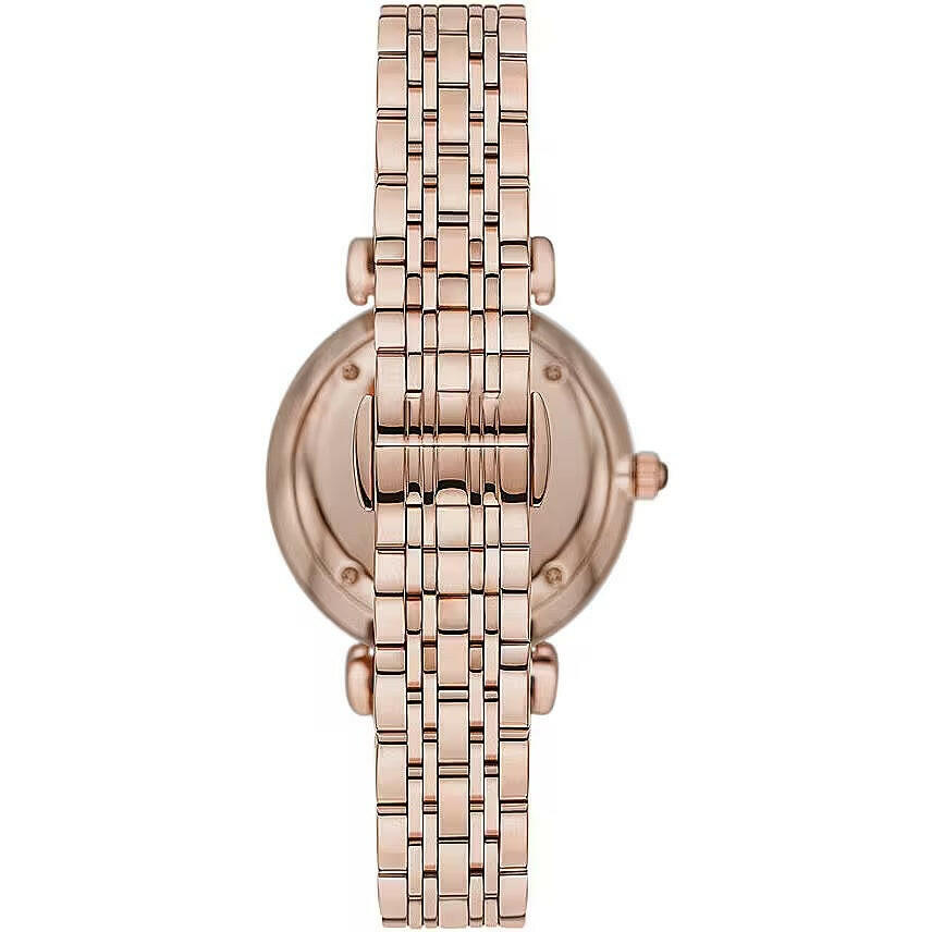 Emporio Armani Elegant Rose Gold-Tone Ladies Watch.