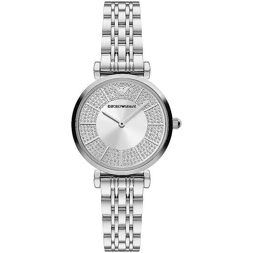 Emporio Armani Elegant Silver-Toned Women's Watch.