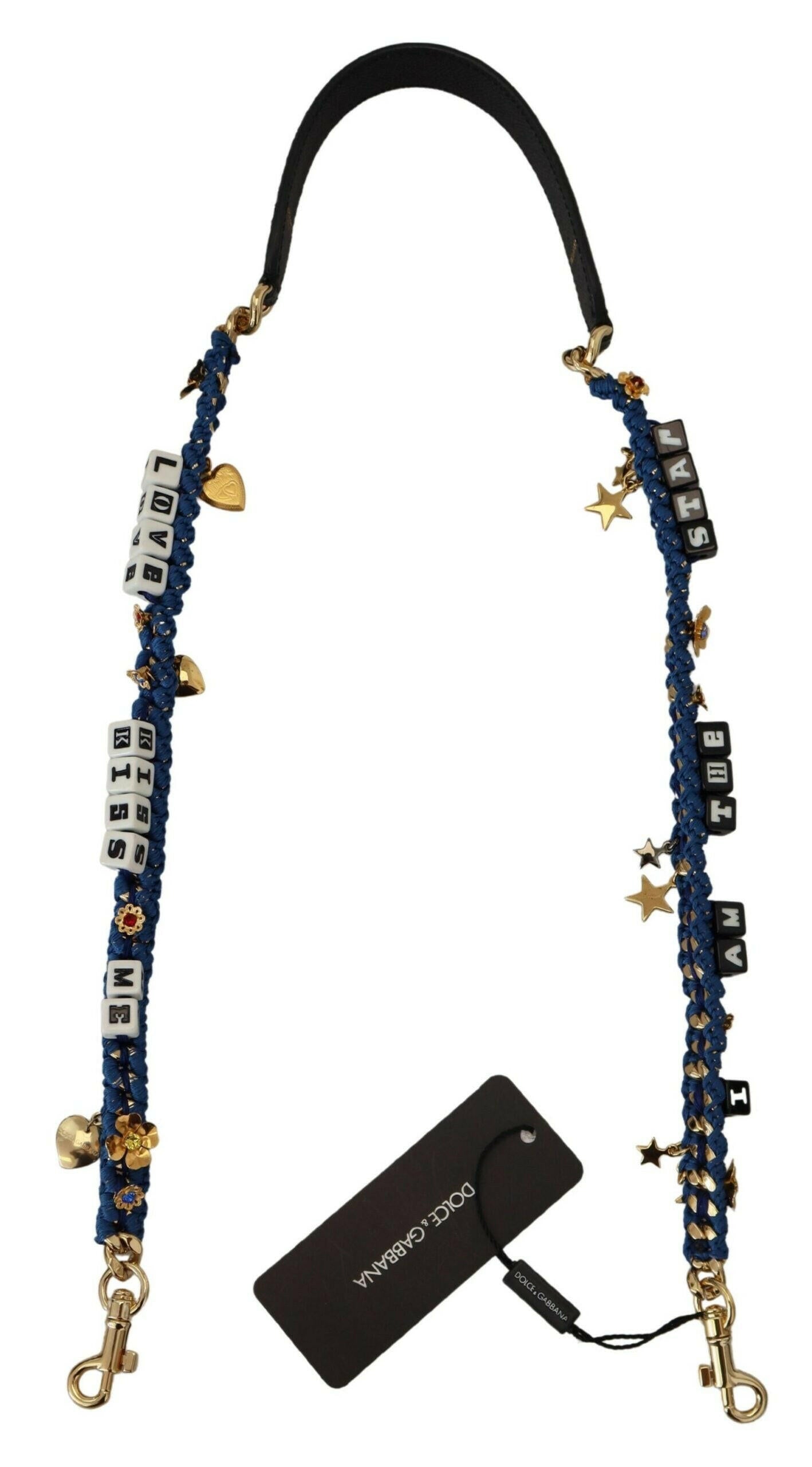 Dolce & Gabbana Multicolor Embellished Bag Shoulder Strap.