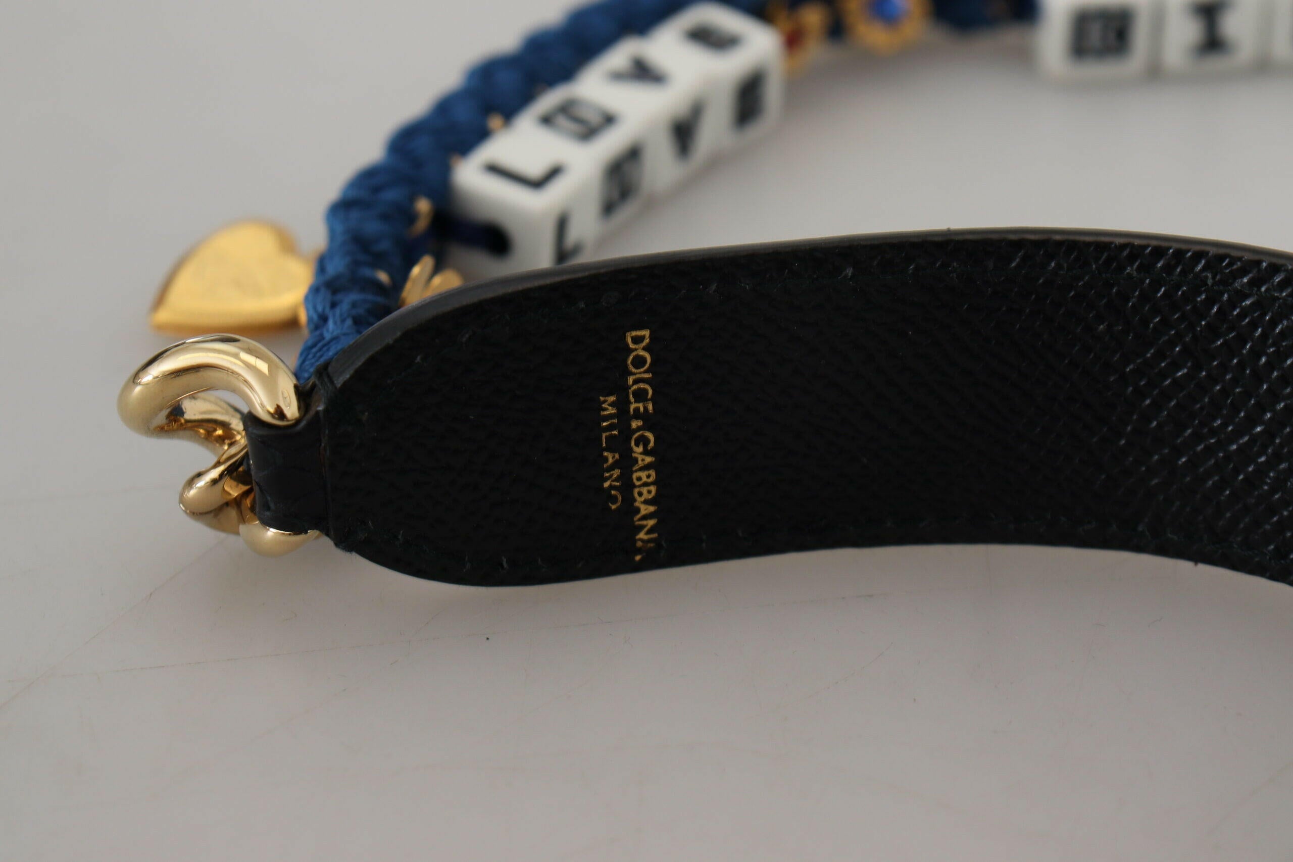 Dolce & Gabbana Multicolor Embellished Bag Shoulder Strap.