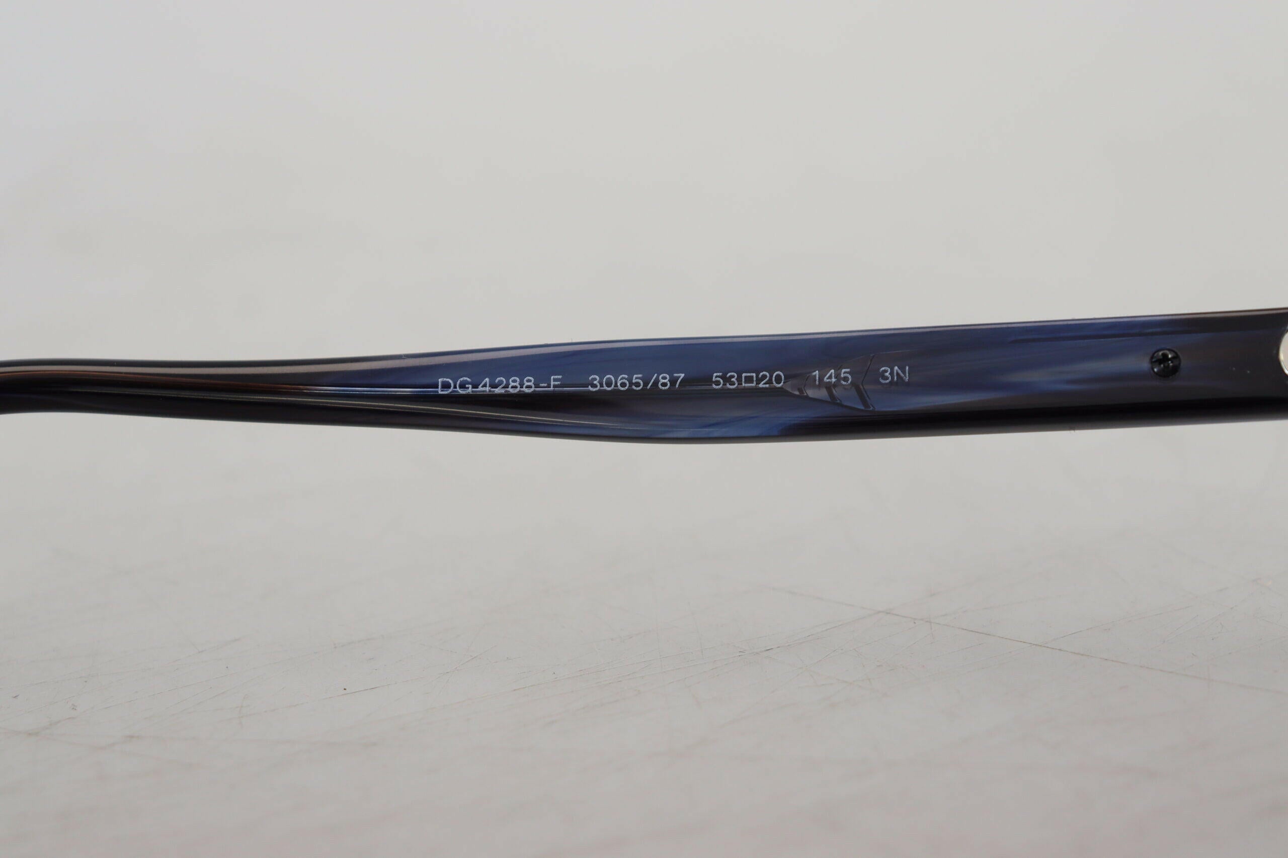 Dolce & Gabbana Blue DG4288 Acetate Full Rim Frame Sunglasses.