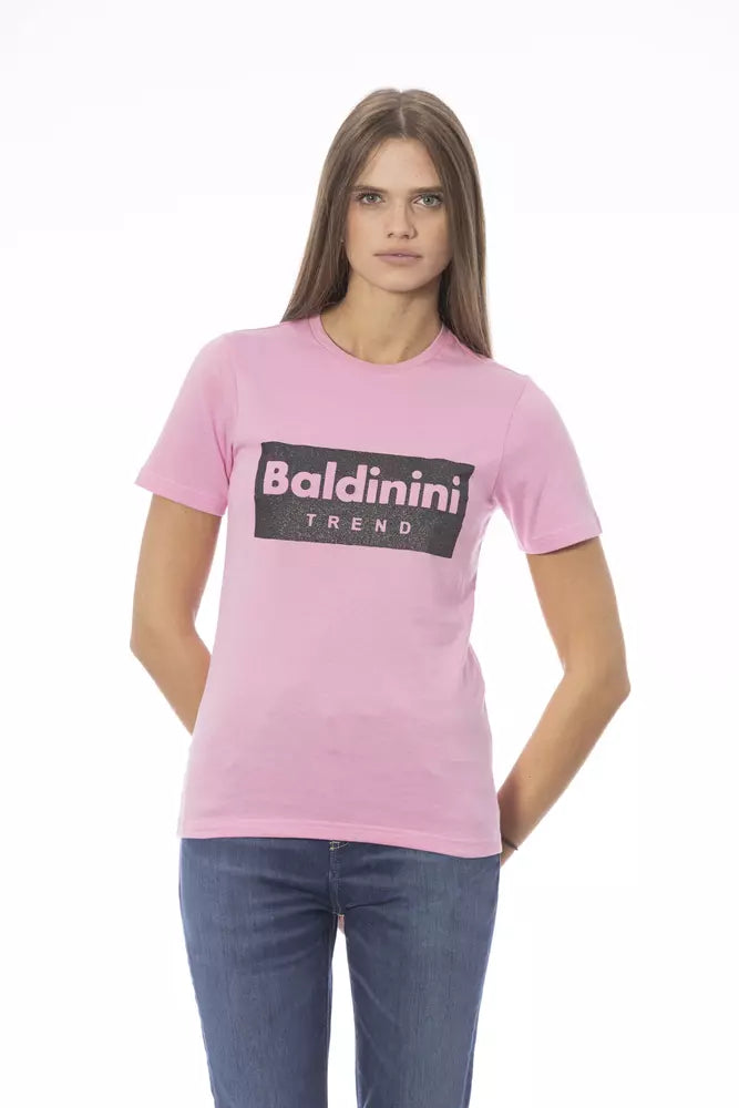 Baldinini Trend Multicolor Cotton Women T-Shirt.
