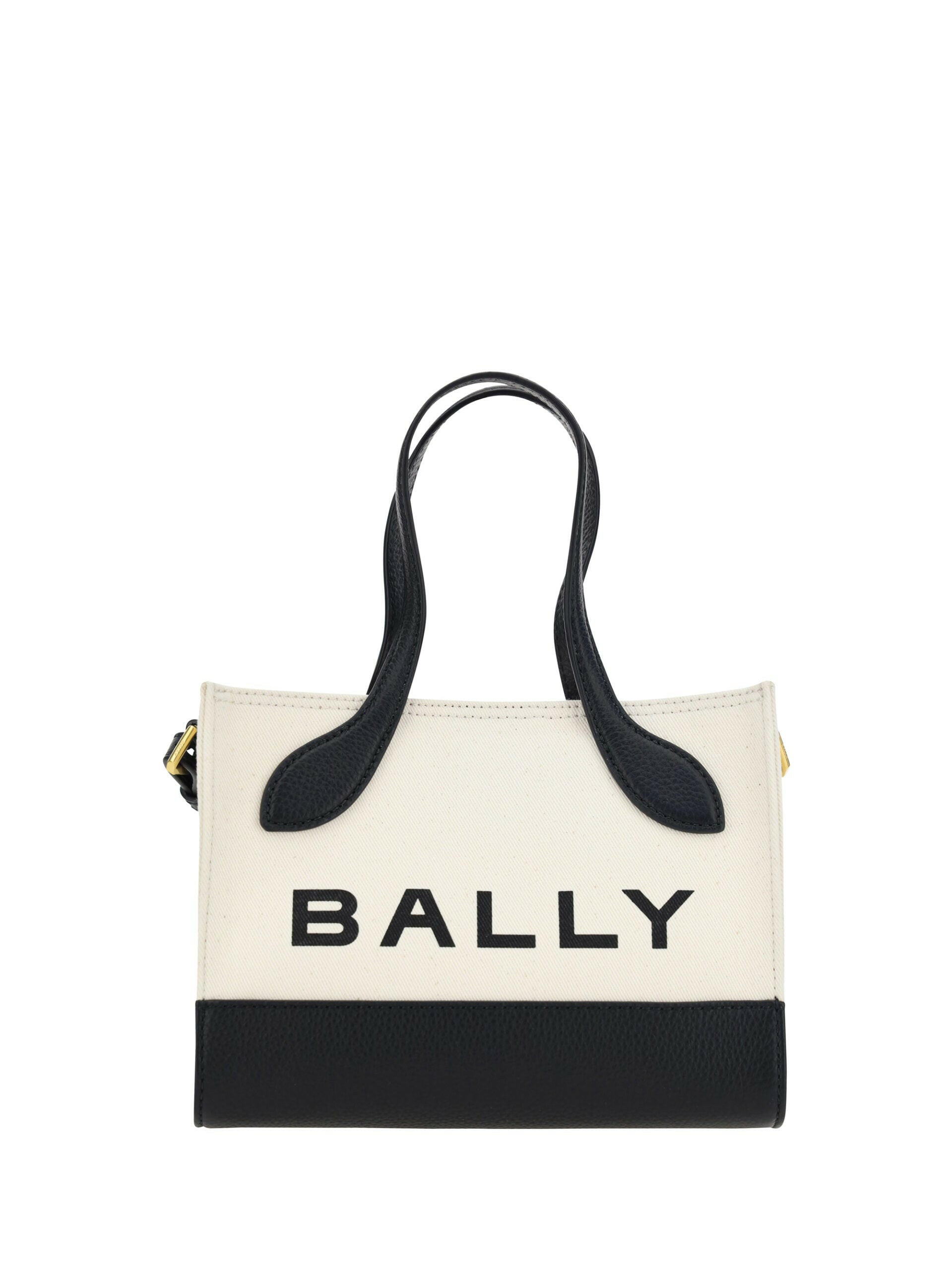 Bally Chic Contrast Mini Leather Handbag.