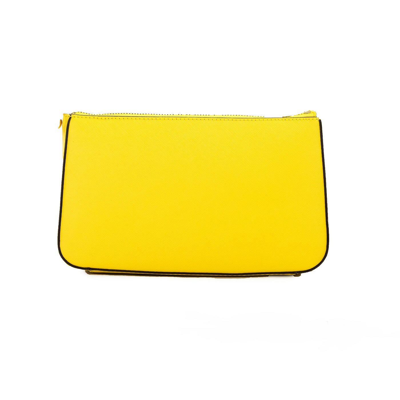 Michael Kors Jet Set Daffodil Vegan Crossbody Tech Attachment Bag Purse.