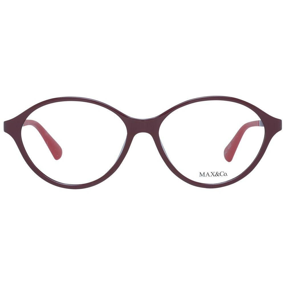 Max & Co Burgundy Women Glasses Frame.