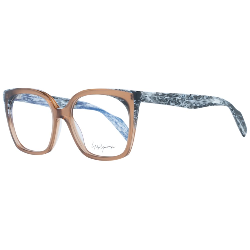 Yohji Yamamoto Brown Women Glasses Frame Yohji Yamamoto