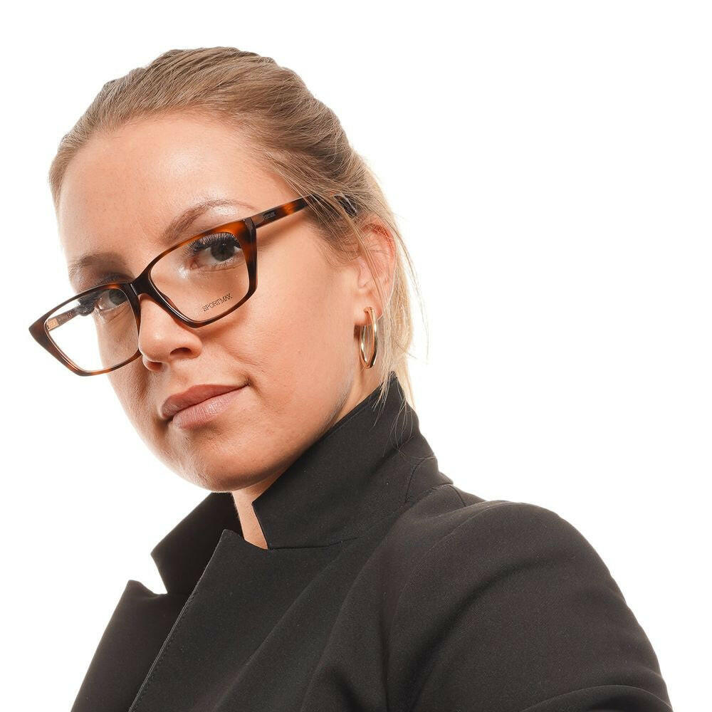 Sportmax Brown Women Glasses Frame.