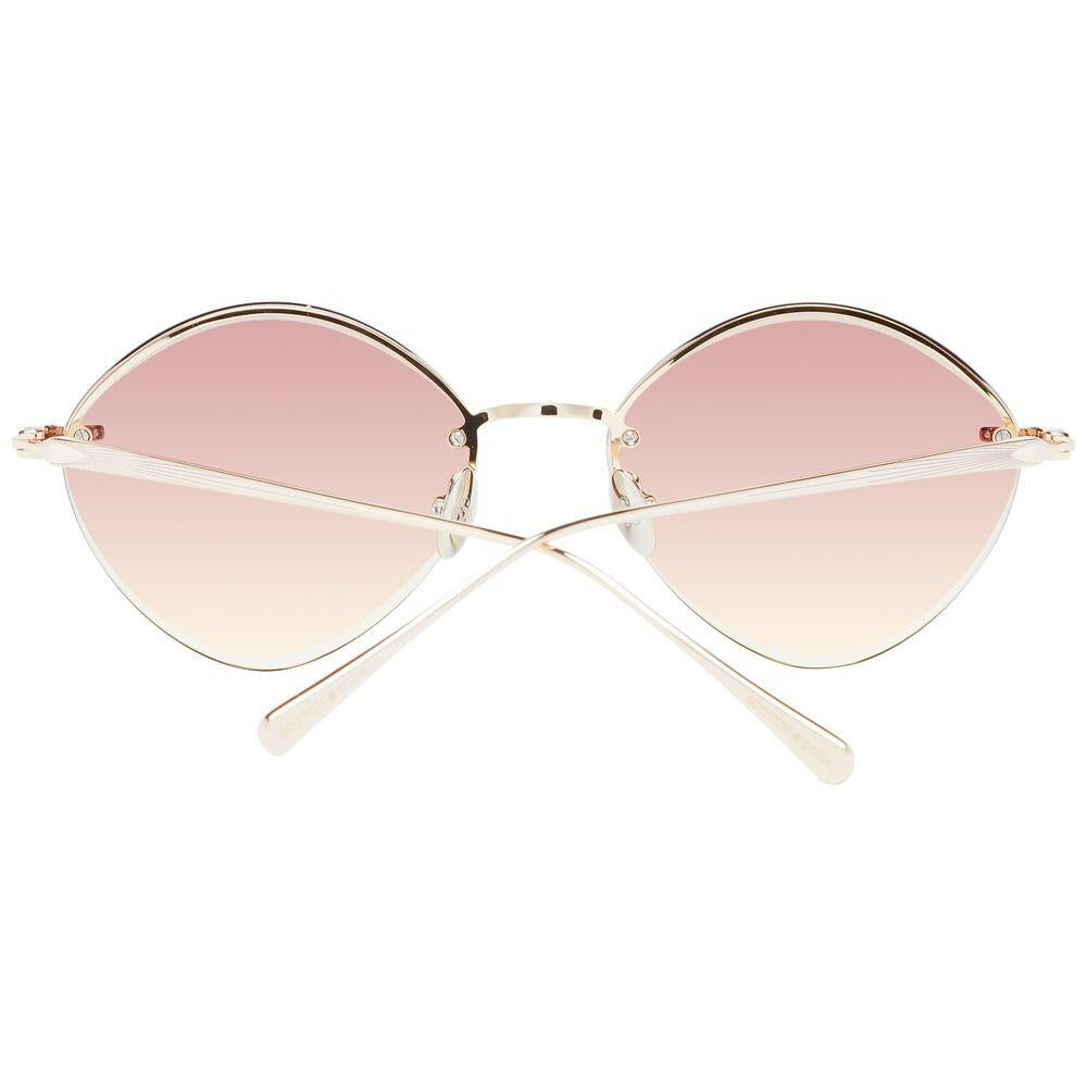 Scotch & Soda Gold Women Sunglass.