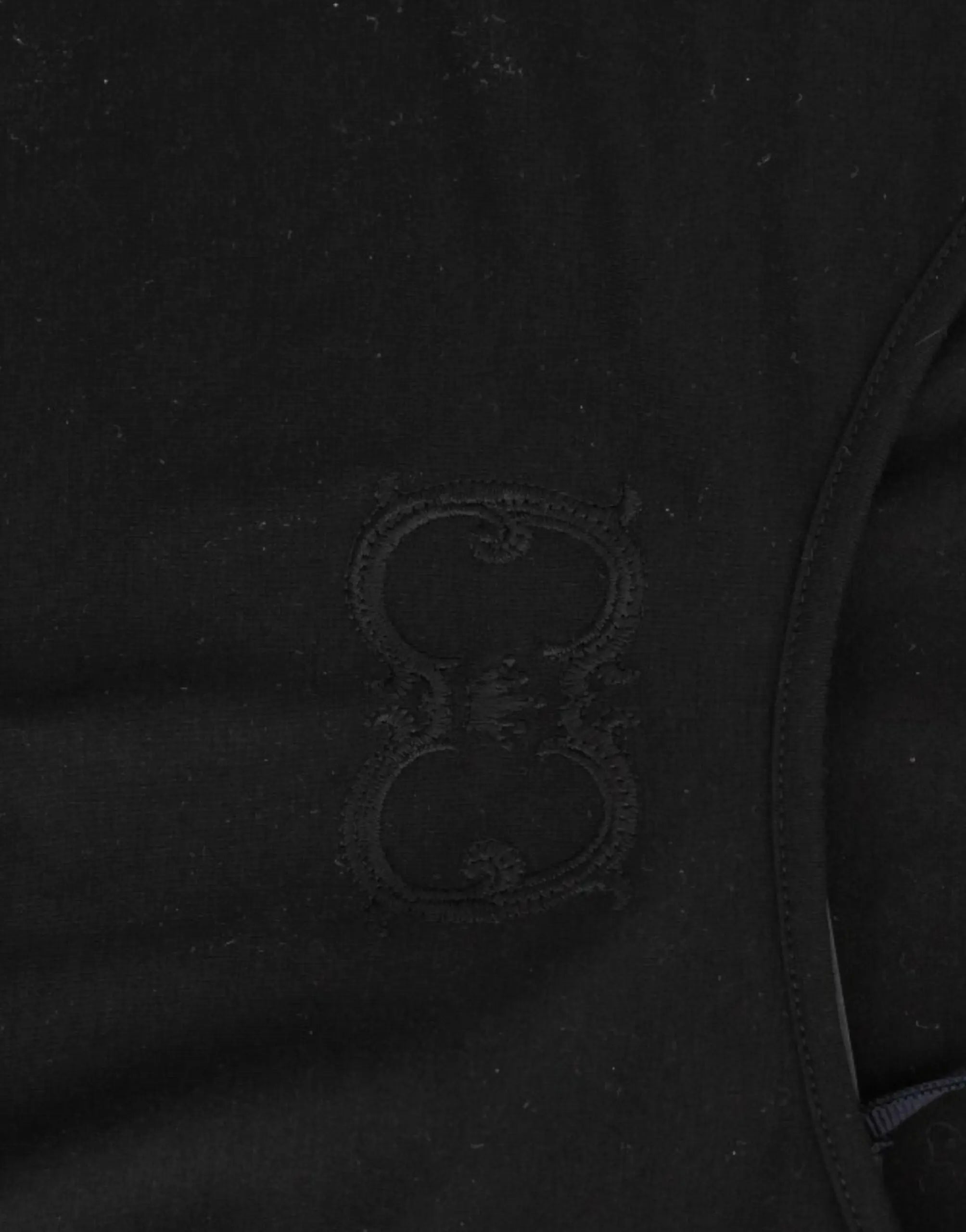 Cavalli Elegant Cap Sleeve Black Top Cavalli