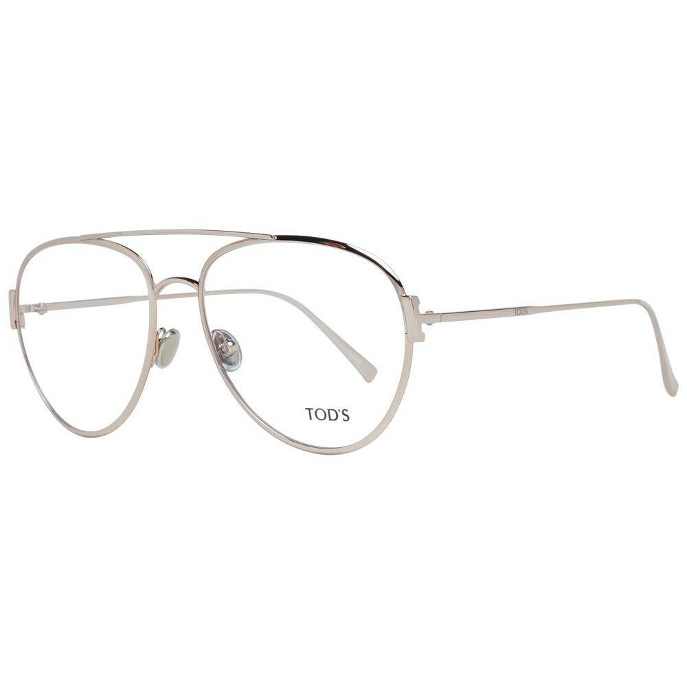 Tod's Gold Women Glasses Frame.