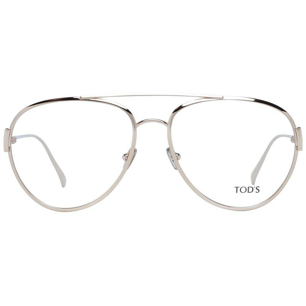 Tod's Gold Women Glasses Frame.