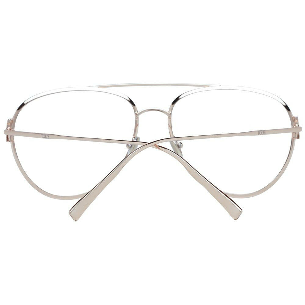 Tod's Gold Women Glasses Frame.