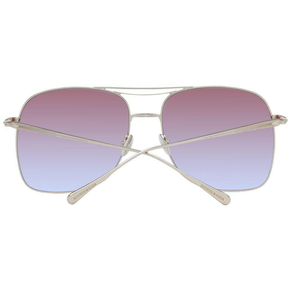 Scotch & Soda Gold Women Sunglass.