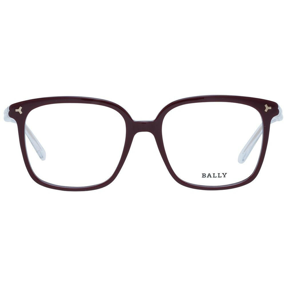 Bally Burgundy Women Glasses Frame.