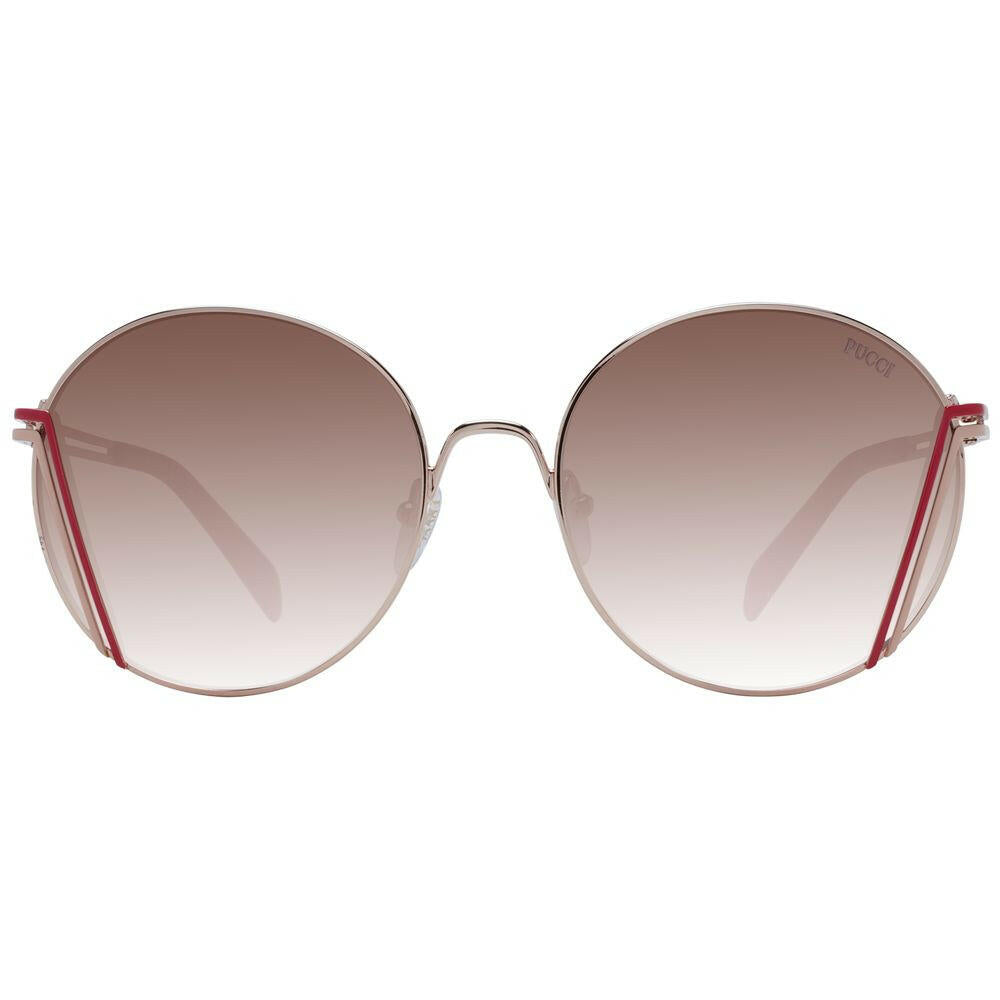 Emilio Pucci Rose Gold Women Sunglass.