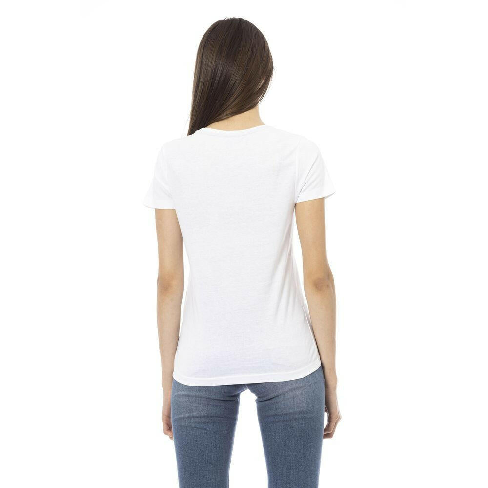 Trussardi Action White Cotton Women T-Shirt.