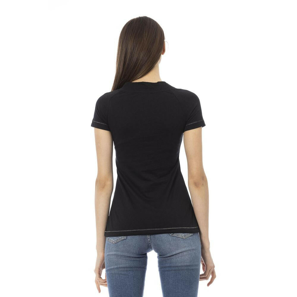 Trussardi Action Black Cotton Women T-Shirt.
