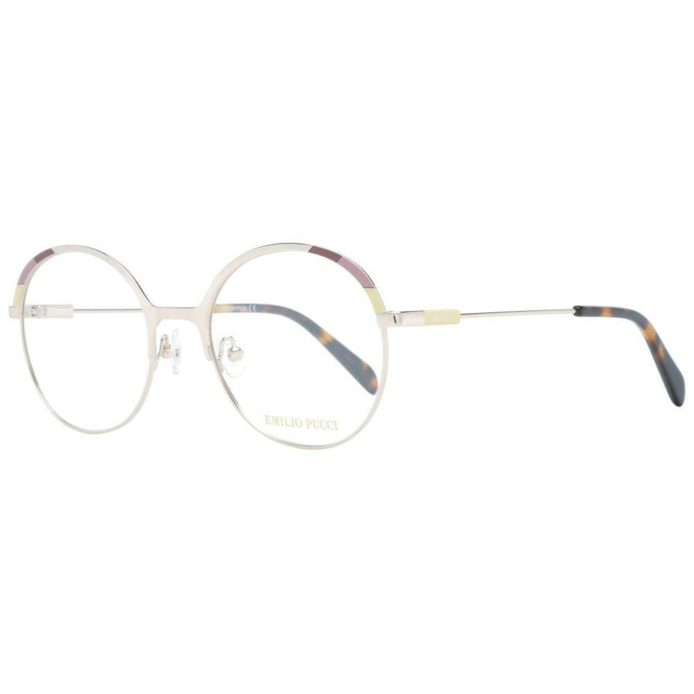 Emilio Pucci Gold Women Glasses Frame.