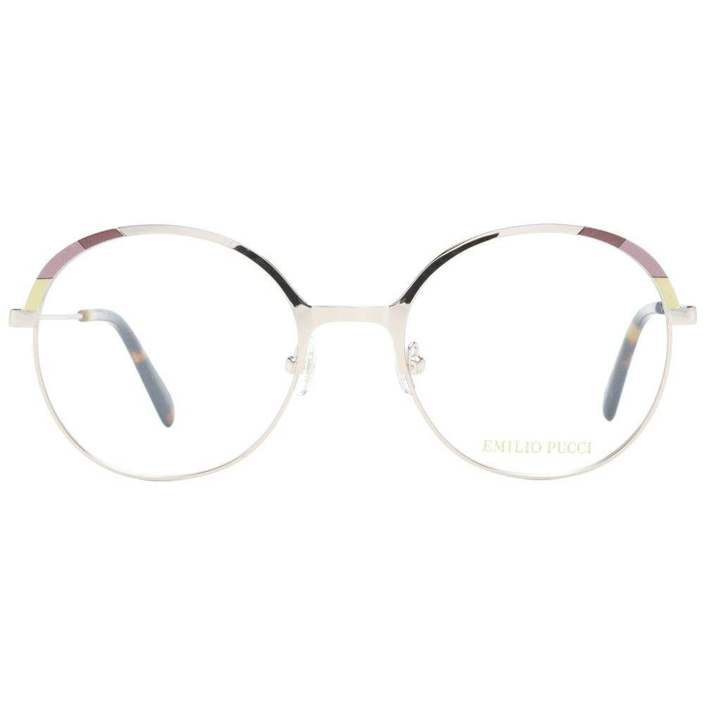 Emilio Pucci Gold Women Glasses Frame.