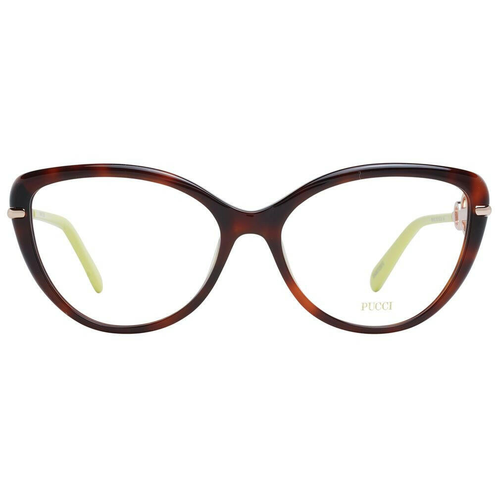 Emilio Pucci Brown Women Glasses Frame.