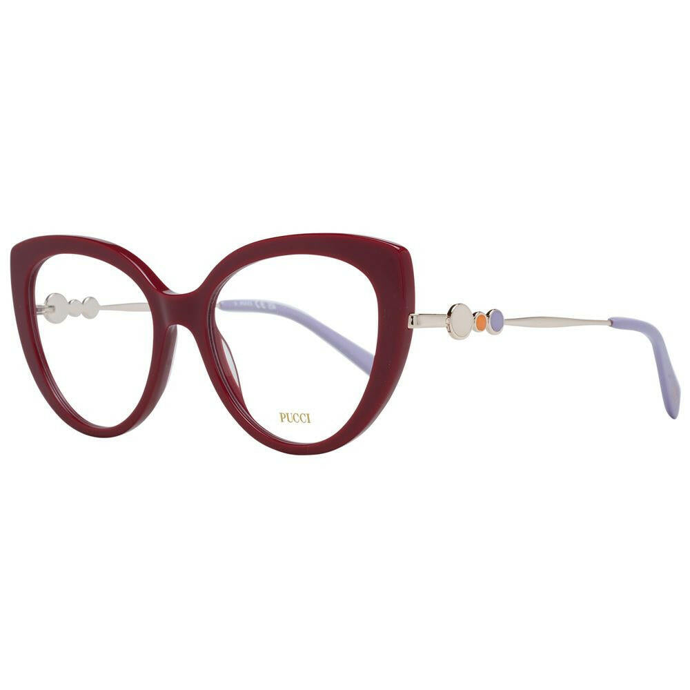 Emilio Pucci Red Women Glasses Frame.