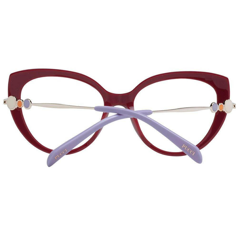 Emilio Pucci Red Women Glasses Frame.