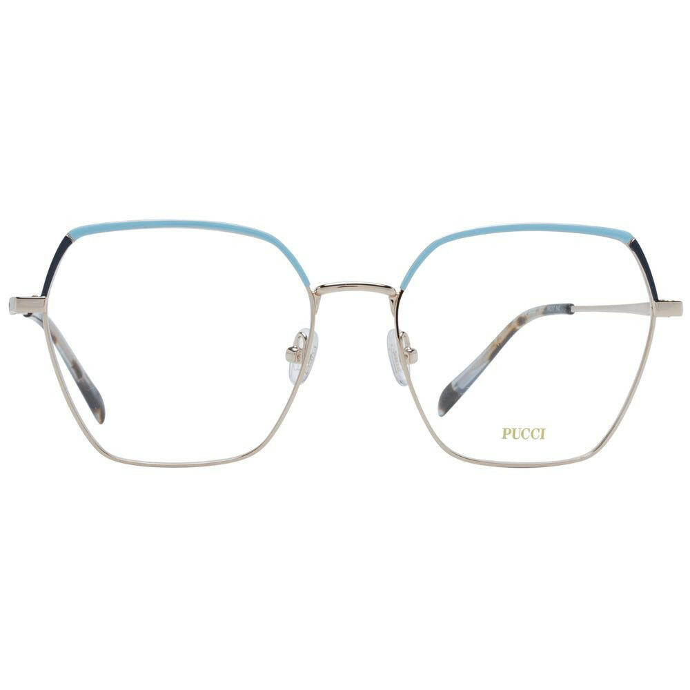 Emilio Pucci Gold Women Glasses Frame.