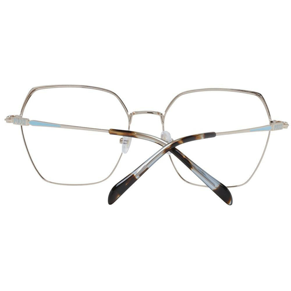 Emilio Pucci Gold Women Glasses Frame.