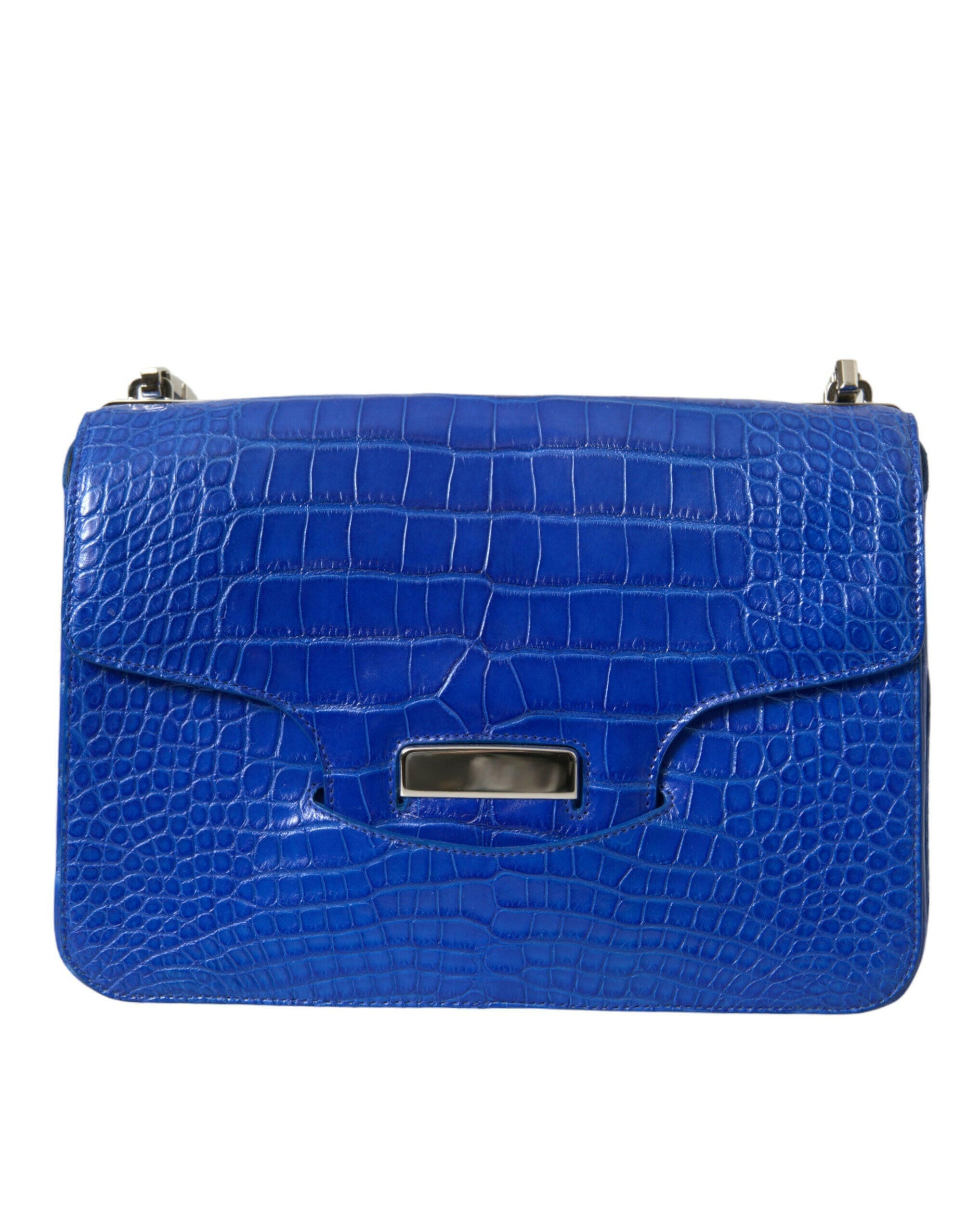 Balenciaga Blue Exotic Leather Neo Classic Small Shoulder Bag.
