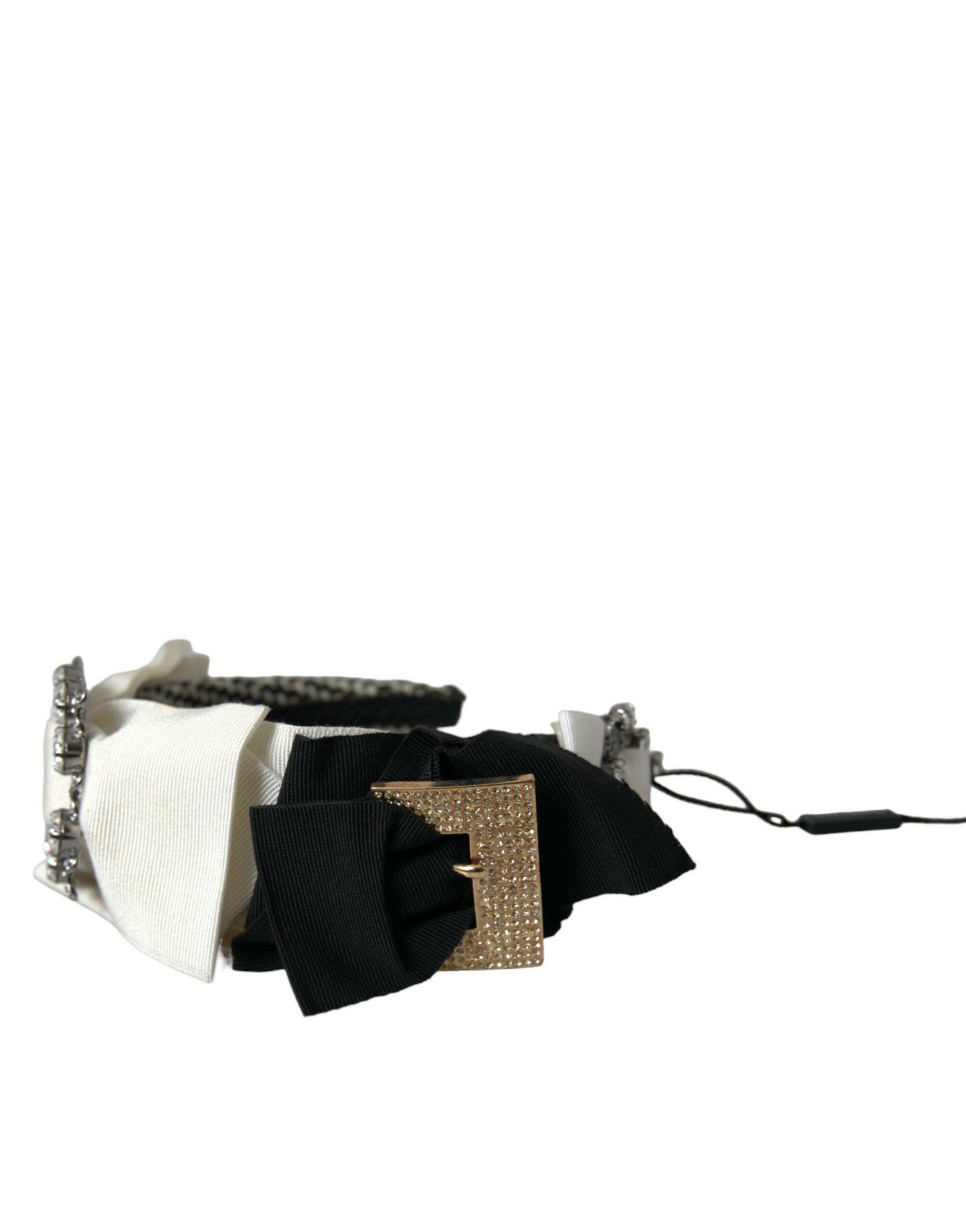 Dolce & Gabbana Multicolor Crystal Embellished Women Headband Diadem.