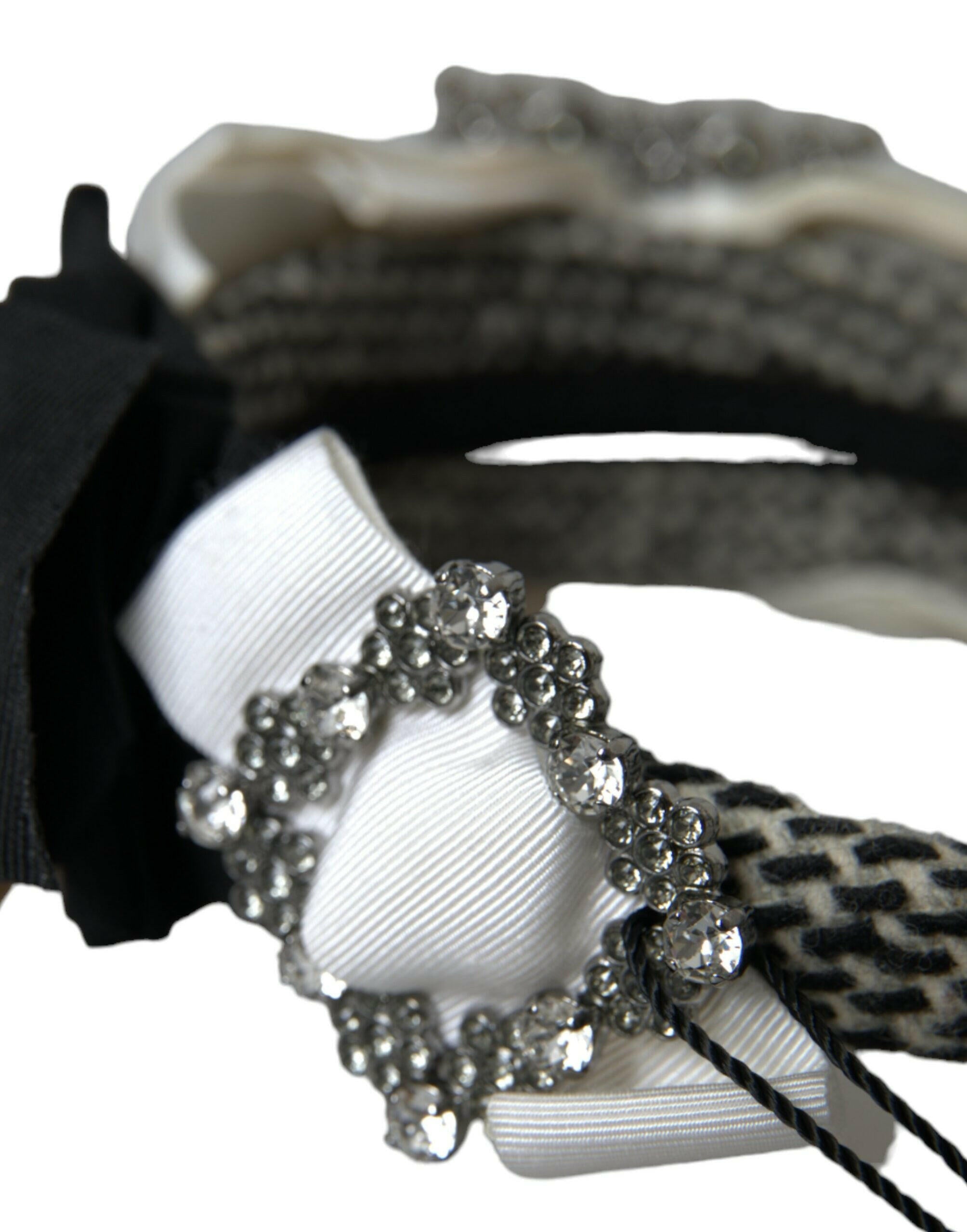 Dolce & Gabbana Multicolor Crystal Embellished Women Headband Diadem.