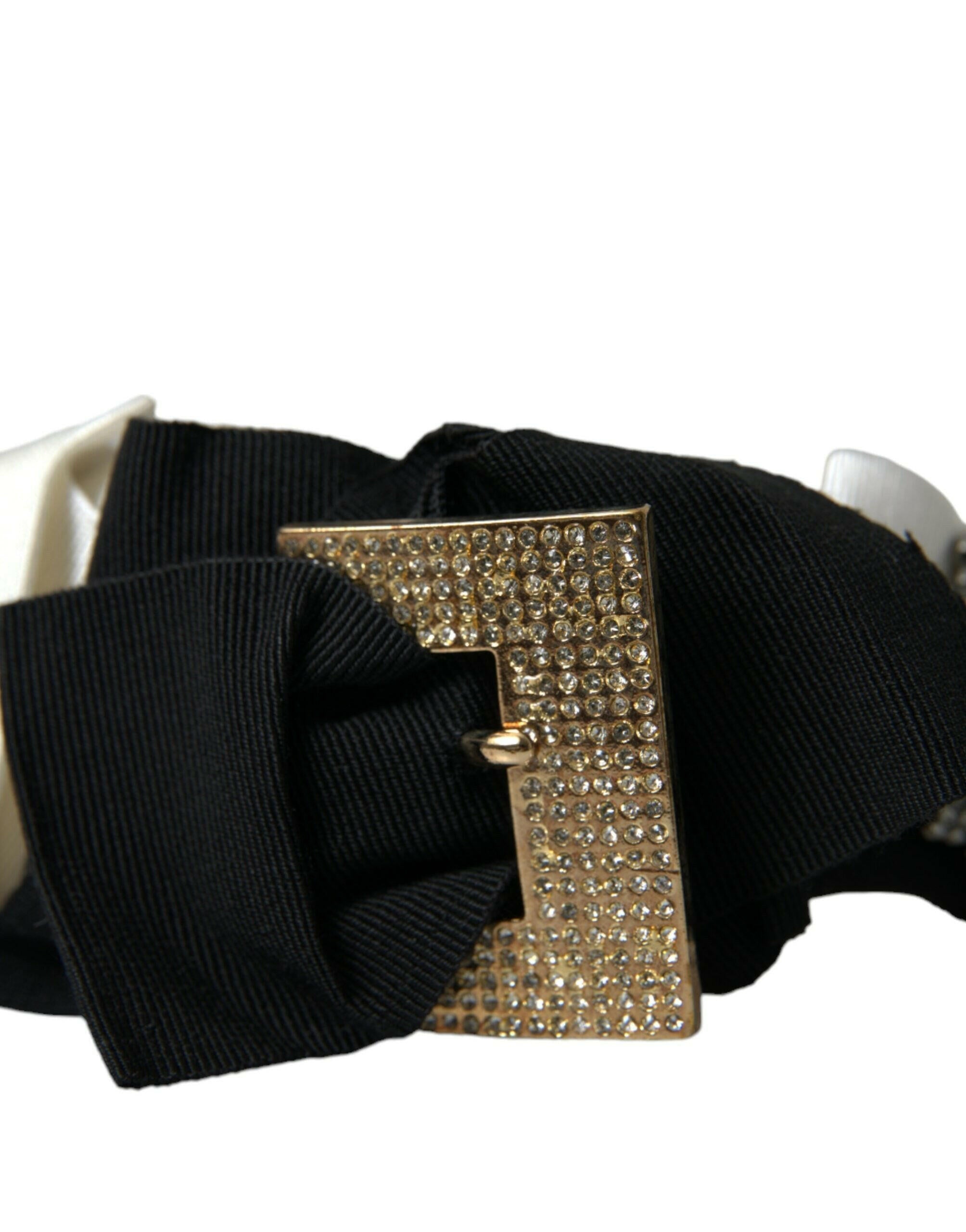 Dolce & Gabbana Multicolor Crystal Embellished Women Headband Diadem.