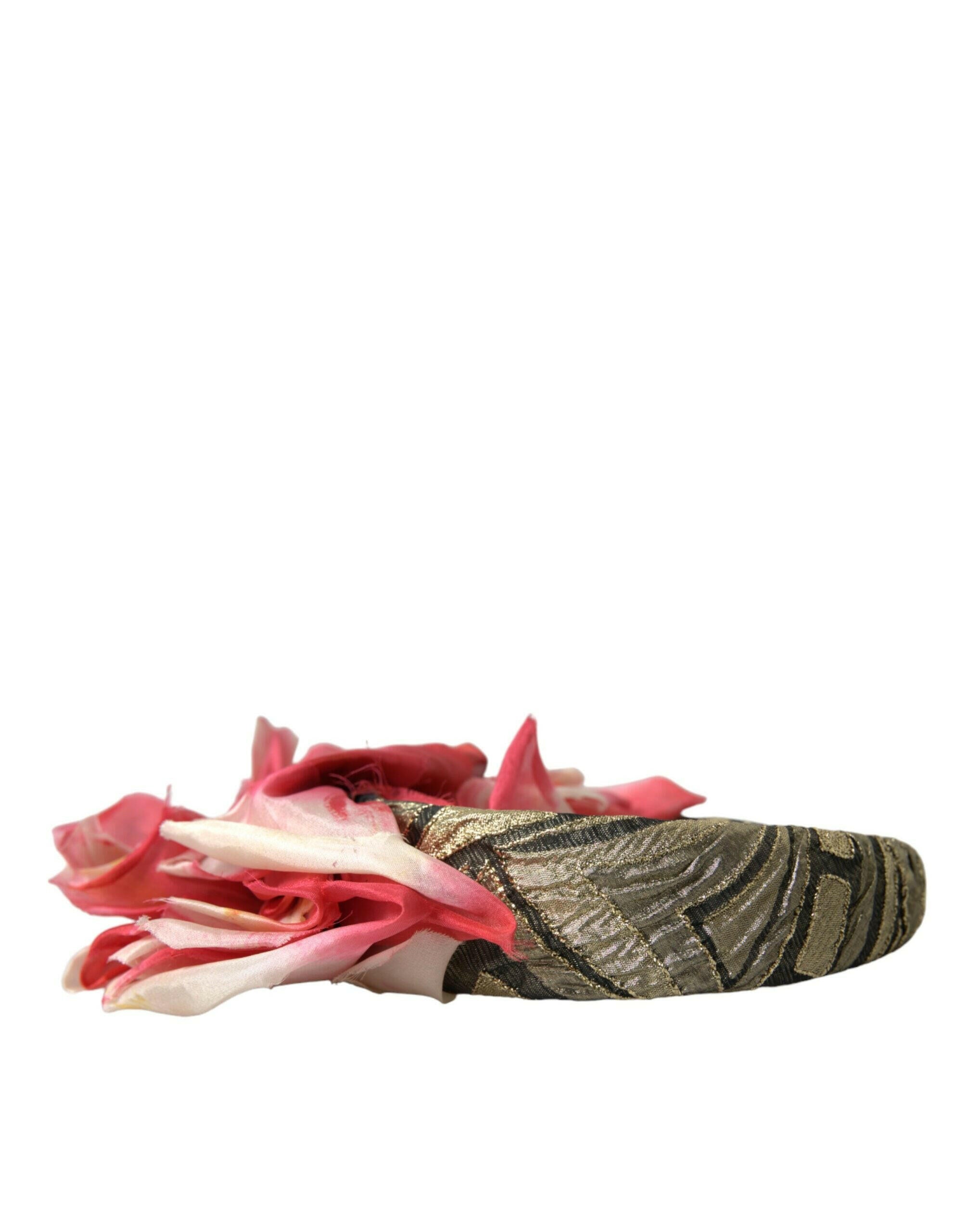 Dolce & Gabbana Multicolor Floral Applique Silk Women Headband Diadem.