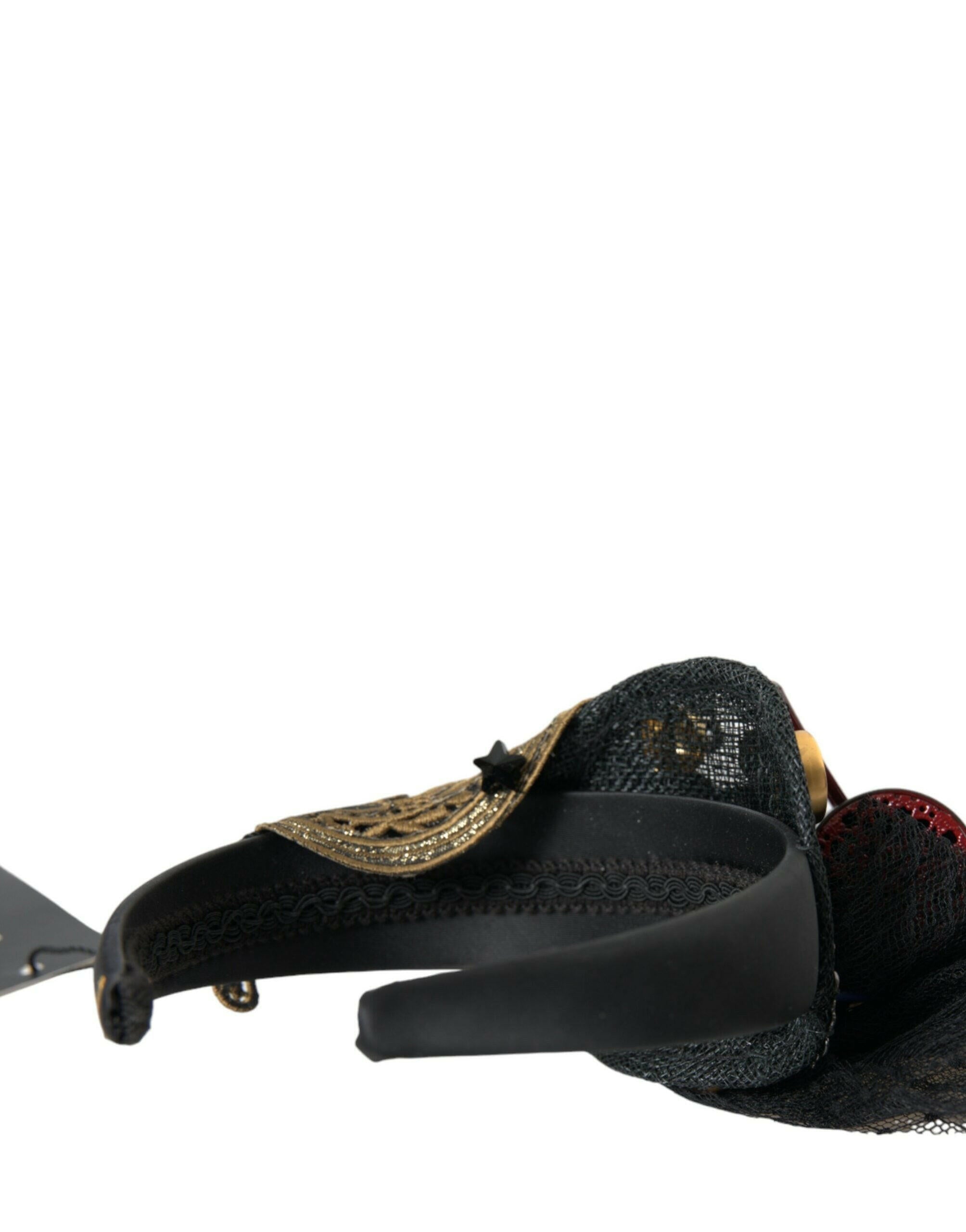 Dolce & Gabbana Multicolor Missile Rocket Crystal Stars Headband Diadem.