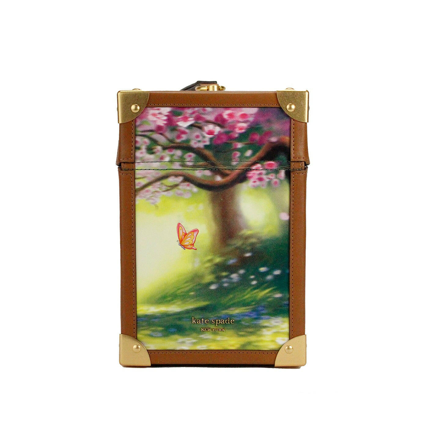 Kate Spade Disney Bambi 3D Trunk Printed PVC Top Handle Clutch Handbag.
