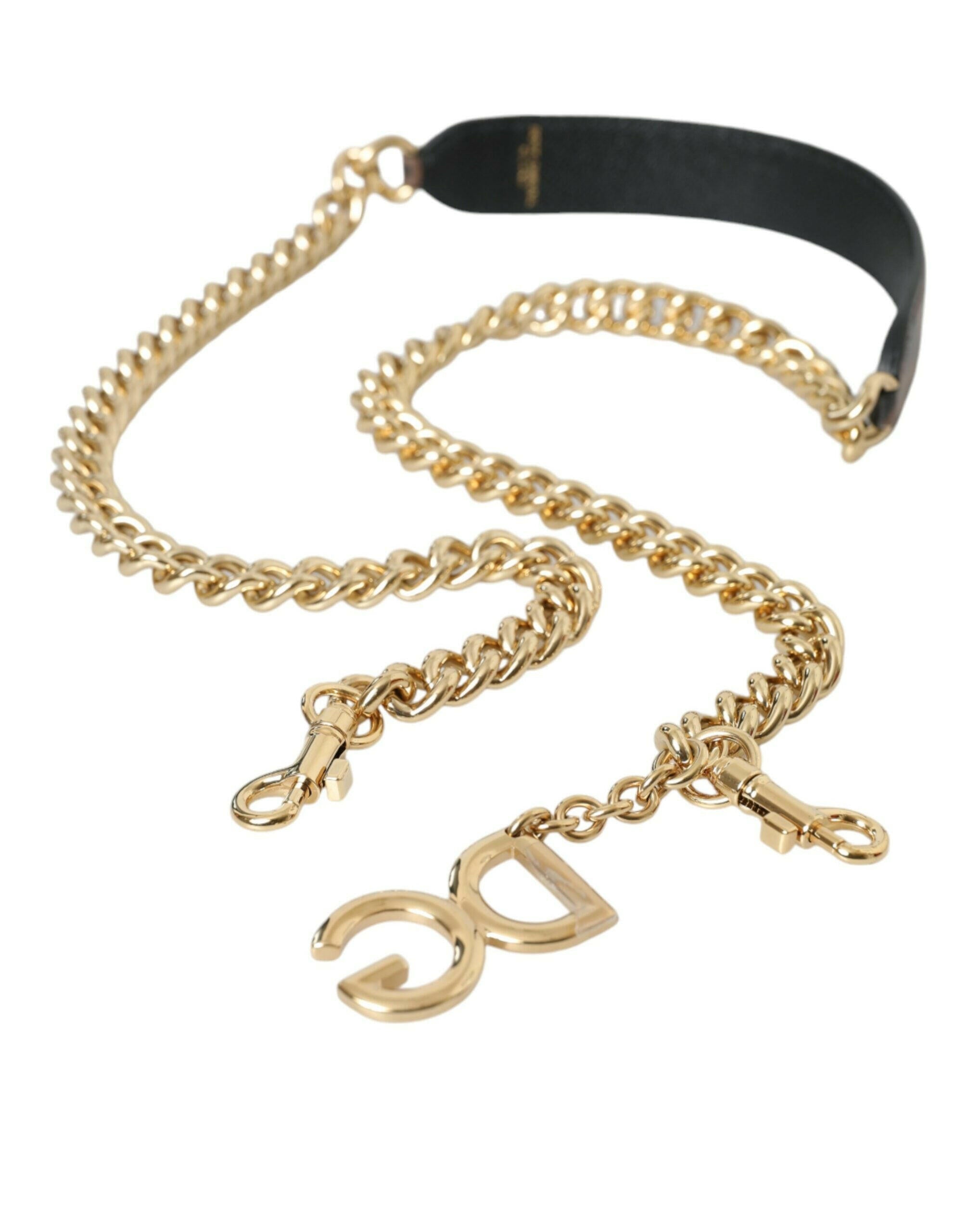 Dolce & Gabbana Brown Leopard Handbag Accessory Shoulder Strap.