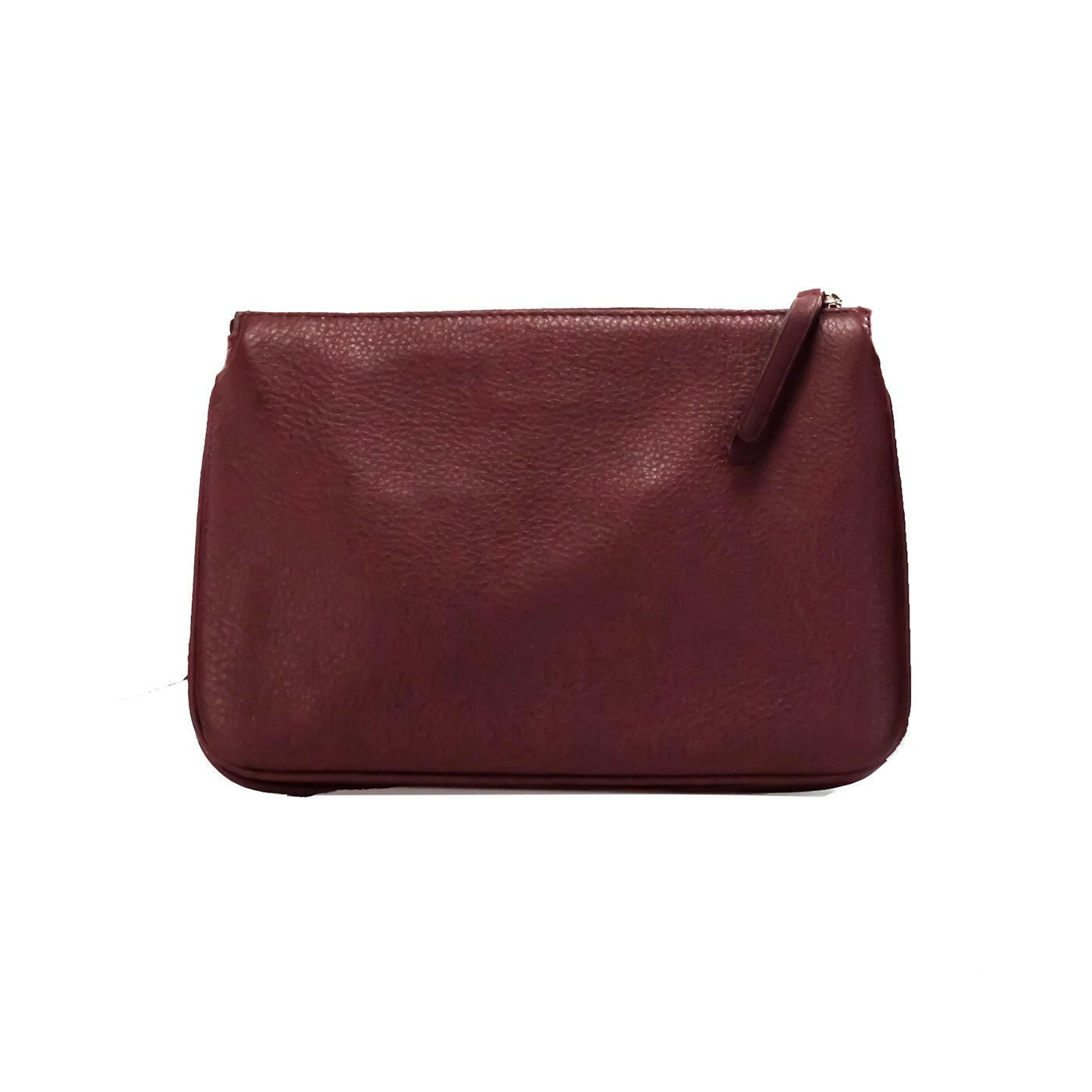 Kate Spade Jackson Cherrywood Leather Triple Gusset Crossbody Handbag Purse.