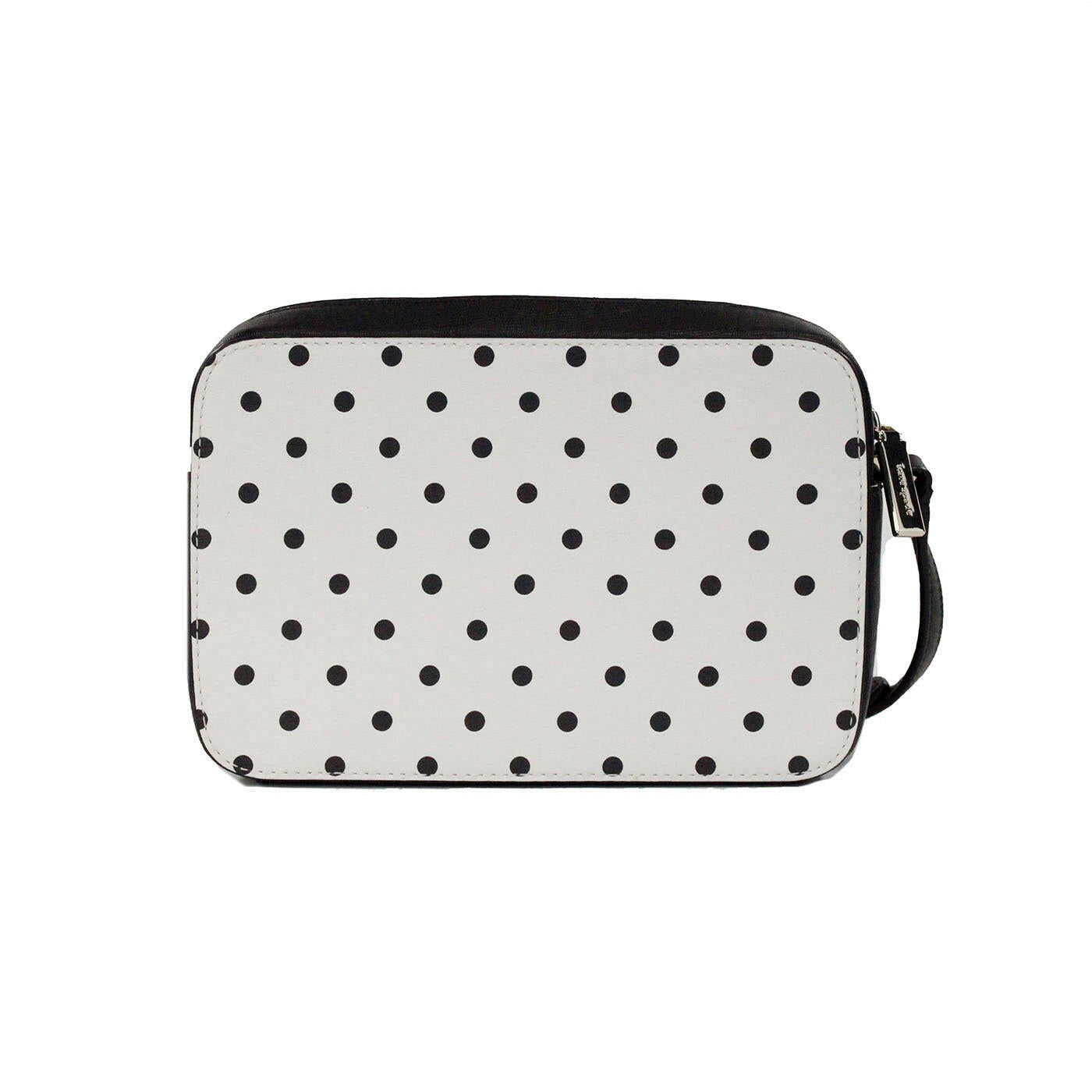 Kate Spade Disney Minnie Mouse Polka Dot Printed PVC Crossbody Camera Bag.