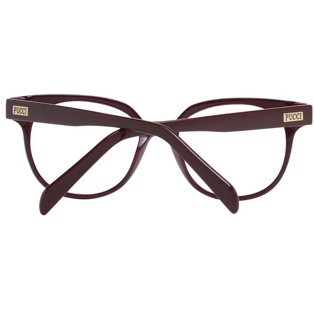 Emilio Pucci Burgundy Women Glasses Frame.