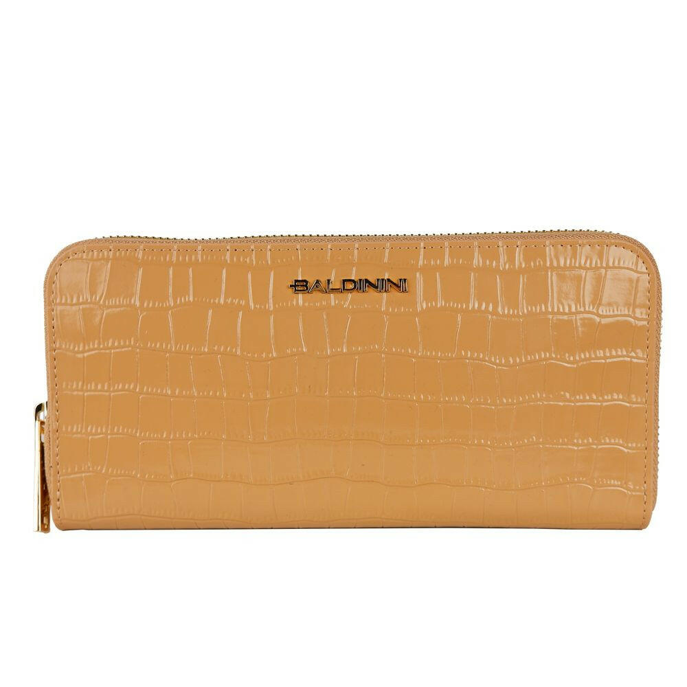 Baldinini Trend Elegant Croco Print Leather Wallet.