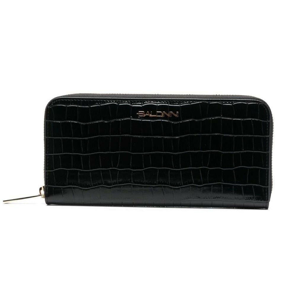 Baldinini Trend Elegant Croco Print Leather Wallet.