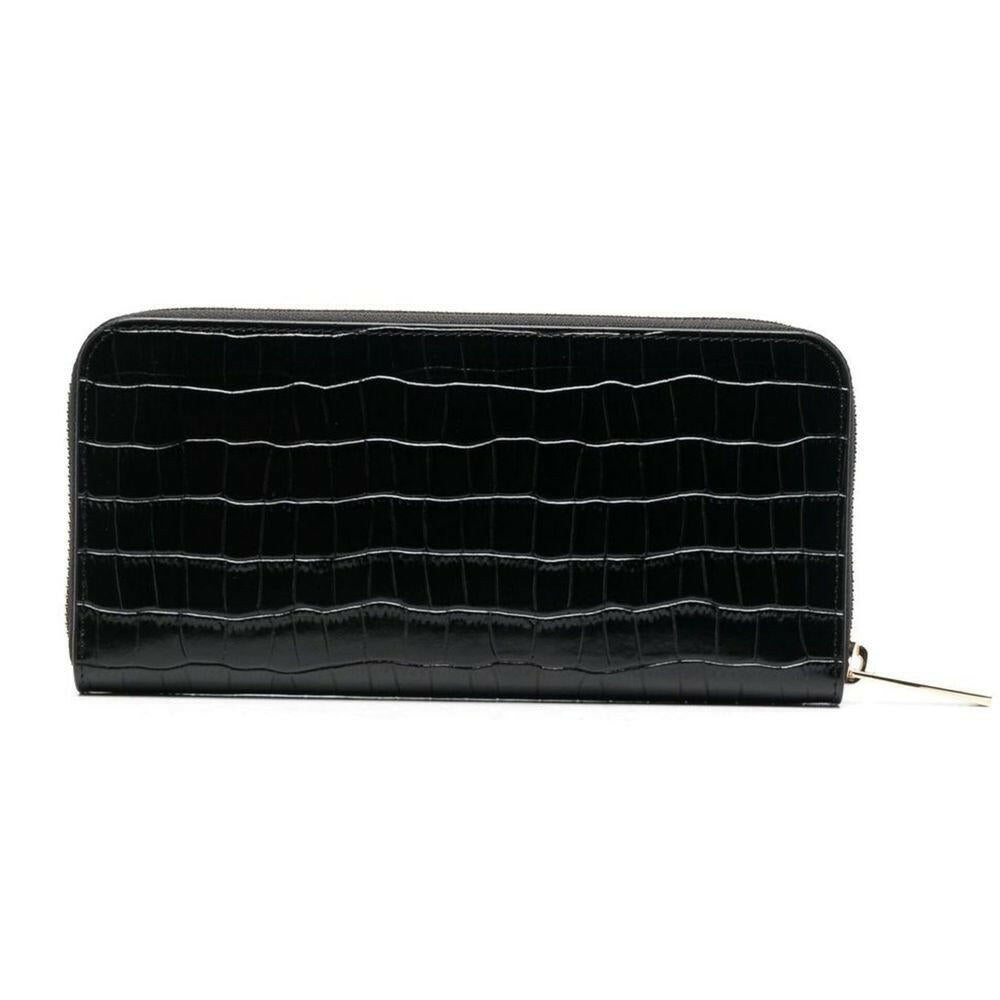 Baldinini Trend Elegant Croco Print Leather Wallet.