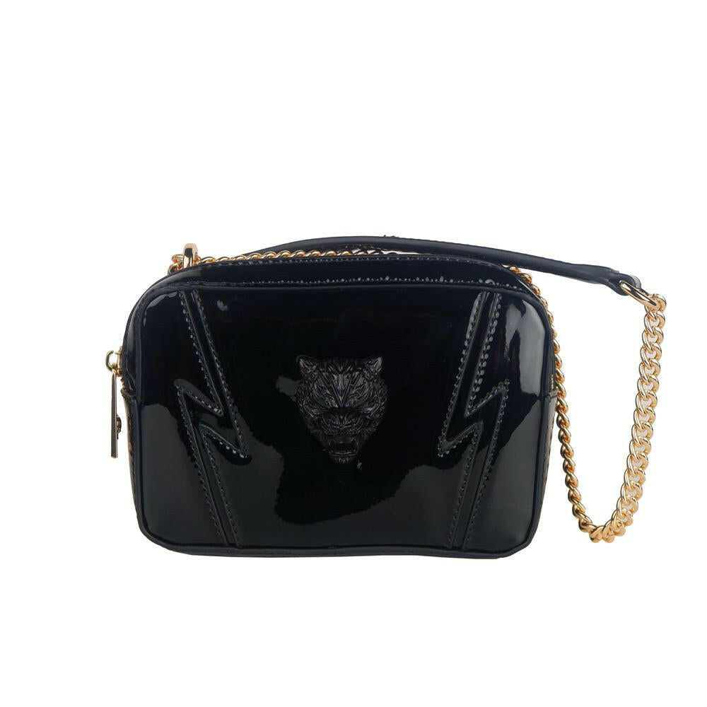 Plein Sport Black Polyethylene Women Crossbody Bag.