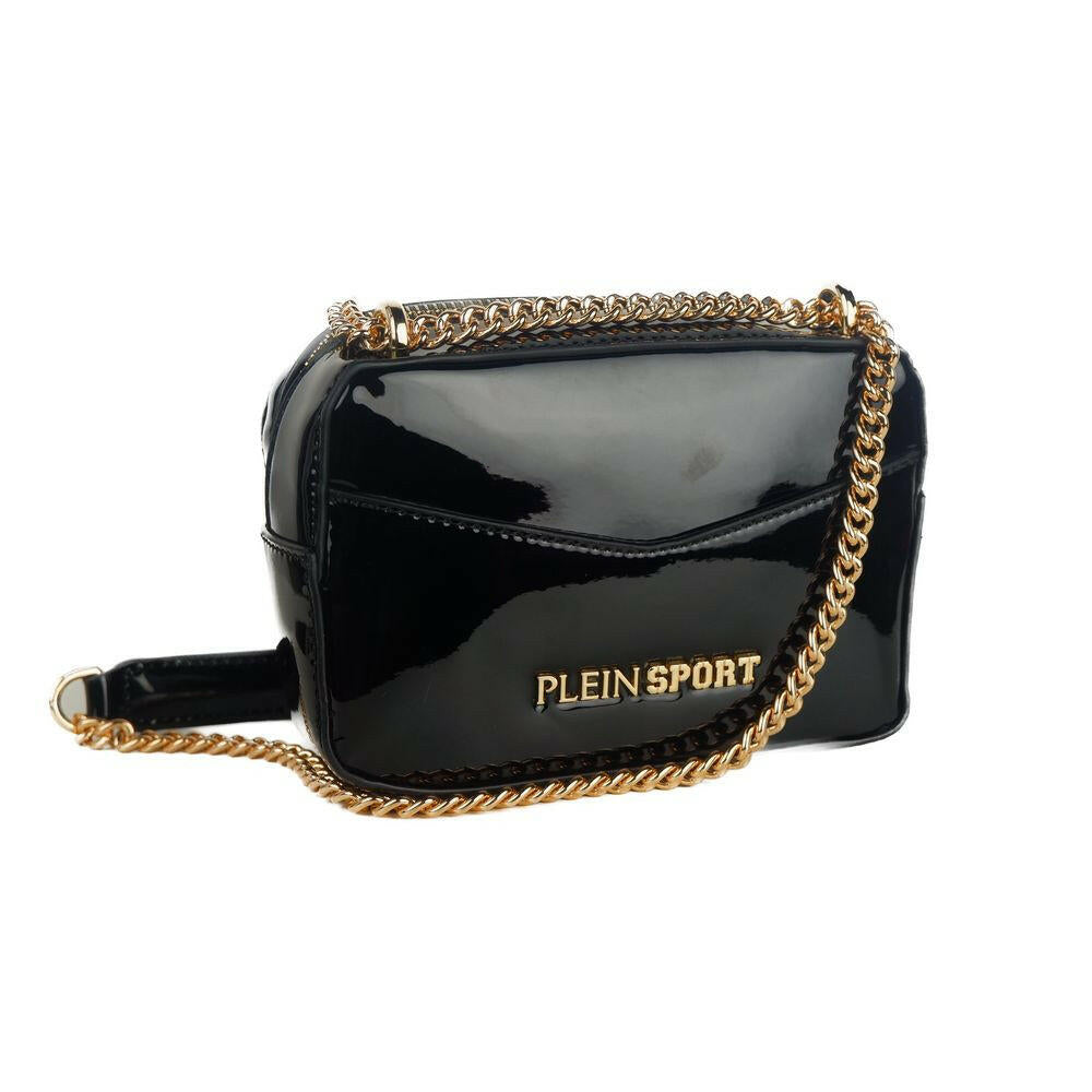 Plein Sport Black Polyethylene Women Crossbody Bag.