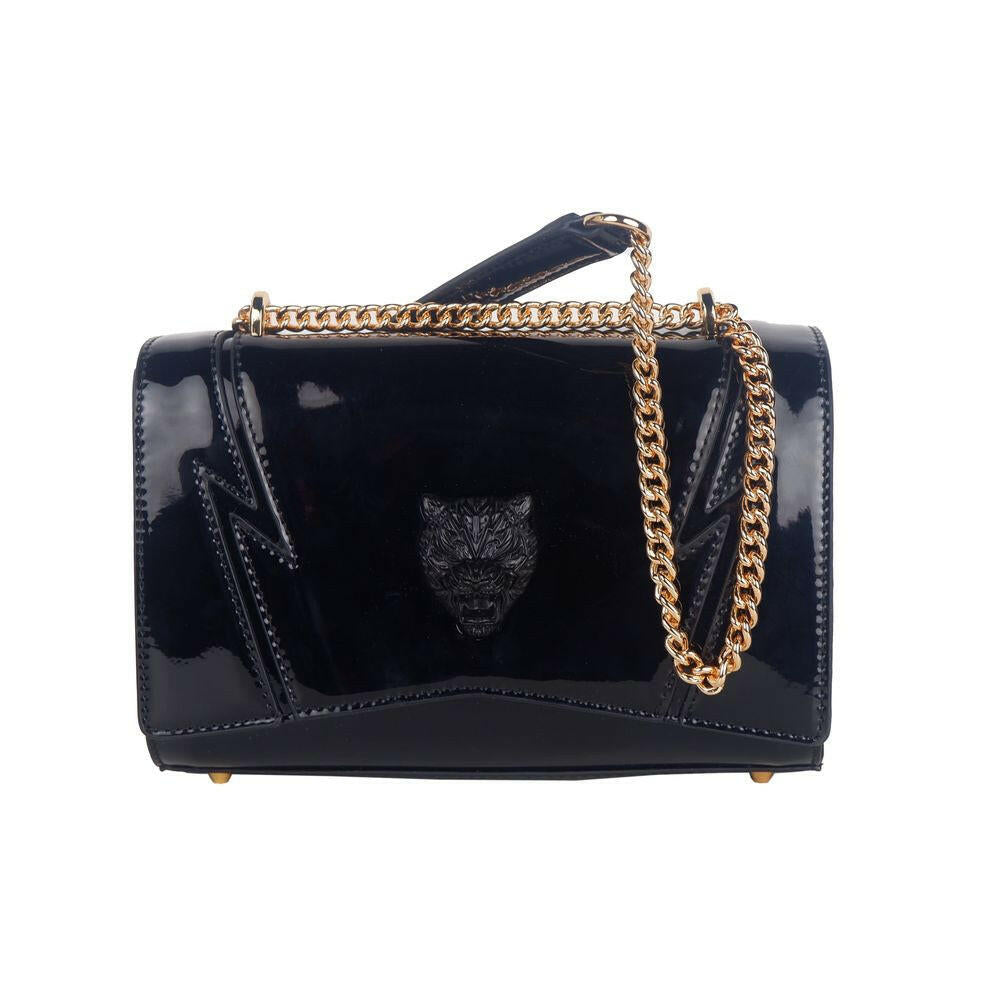 Plein Sport Black Polyethylene Women Crossbody Bag.