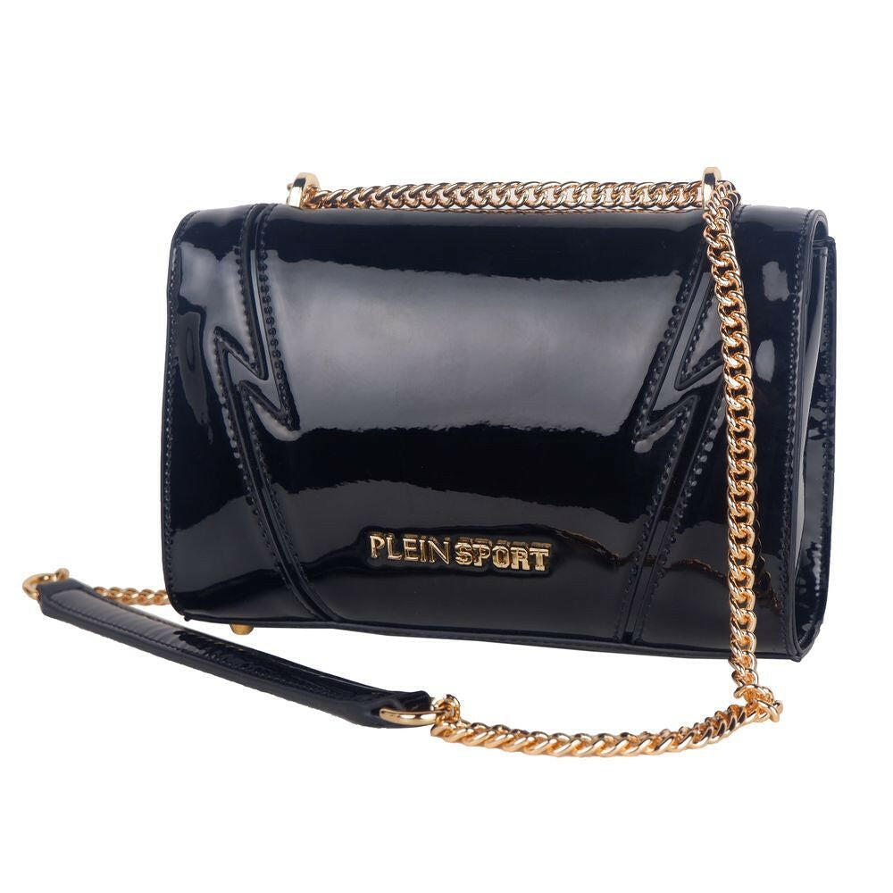 Plein Sport Black Polyethylene Women Crossbody Bag.